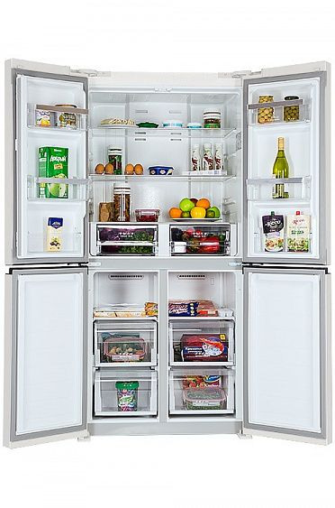 Холодильник HIBERG RFQ-490DX NFW купить с доставкой по Москве и Московской области в интернет-магазине ТехноВегас