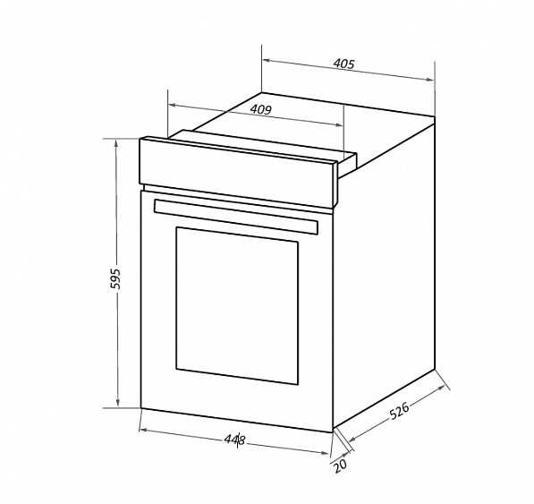 Духовой шкаф MAUNFELD EOEC.516BG купить с доставкой по Москве и Московской области в интернет-магазине ТехноВегас