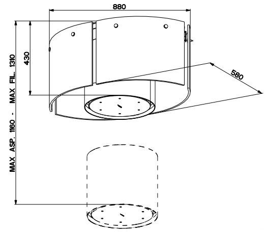 Вытяжка Faber NEST EVO PLUS купить с доставкой по Москве и Московской области в интернет-магазине ТехноВегас