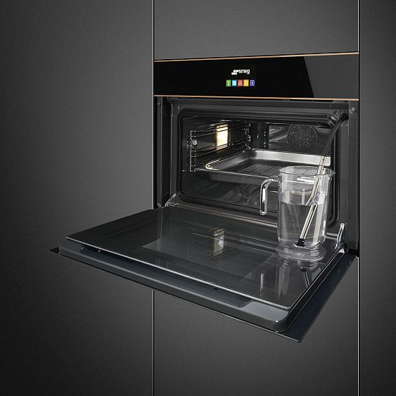 Духовой шкаф электрический компактный SMEG SF4604PVCNR1 купить с доставкой по Москве и Московской области в интернет-магазине ТехноВегас