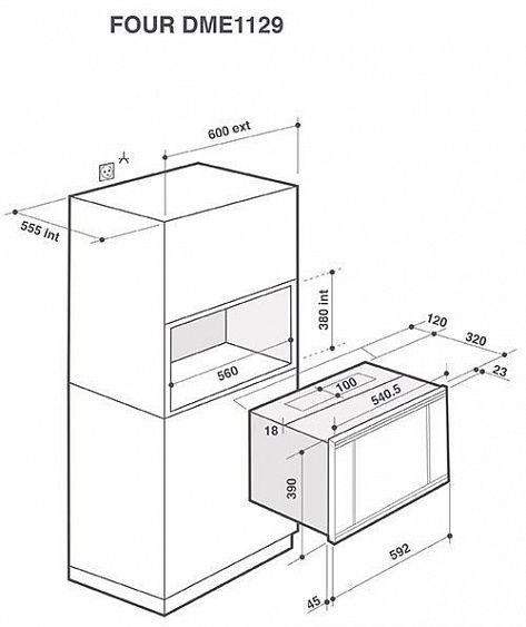 Микроволновая печь DE DIETRICH DME7121W купить с доставкой по Москве и Московской области в интернет-магазине ТехноВегас