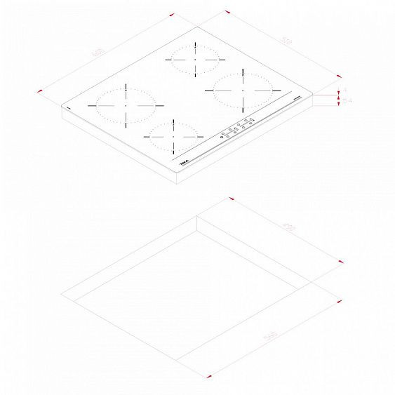 Варочная поверхность TEKA IBC 64000 TTC BLACK (112520007)