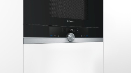 Встраиваемая микроволновая печь Siemens BE634LGS1 купить с доставкой по Москве и Московской области в интернет-магазине ТехноВегас