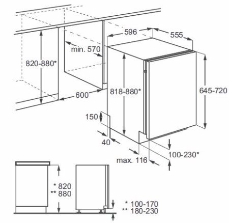 Встраиваемая посудомойка ELECTROLUX esl 6350 lo купить с доставкой по Москве и Московской области в интернет-магазине ТехноВегас