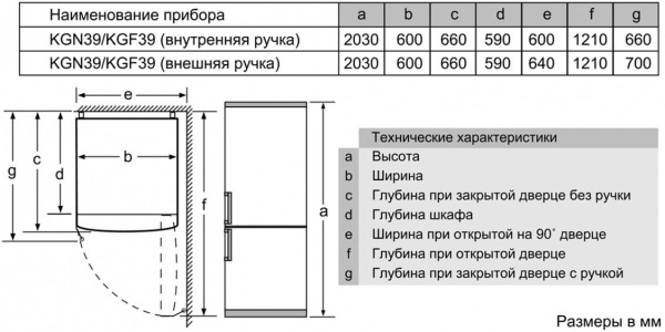 Холодильник Bosch KGN39LQ3AR купить с доставкой по Москве и Московской области в интернет-магазине ТехноВегас