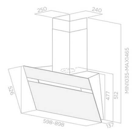 Вытяжка Elica STRIPE BL/A/90/LX купить с доставкой по Москве и Московской области в интернет-магазине ТехноВегас