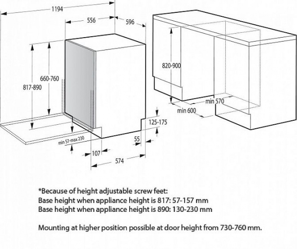 ПОСУДОМОЕЧНАЯ МАШИНА GORENJE GV631D60