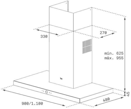 Вытяжка TEKA DLH 985 T купить с доставкой по Москве и Московской области в интернет-магазине ТехноВегас