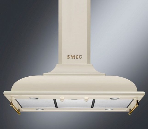 Островная вытяжка SMEG kci19poe