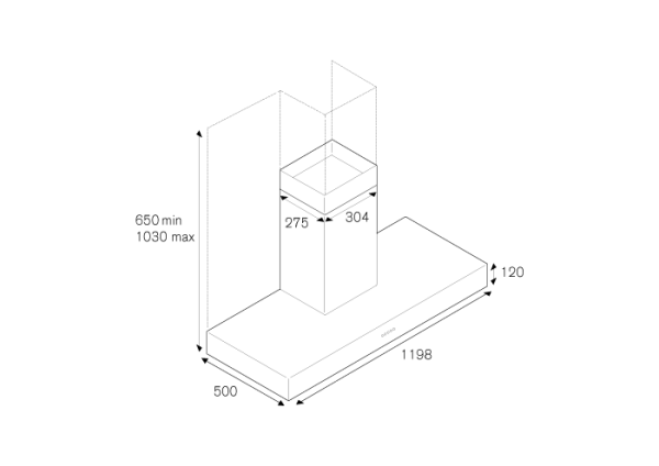 Вытяжка BERTAZZONI K120CONXA