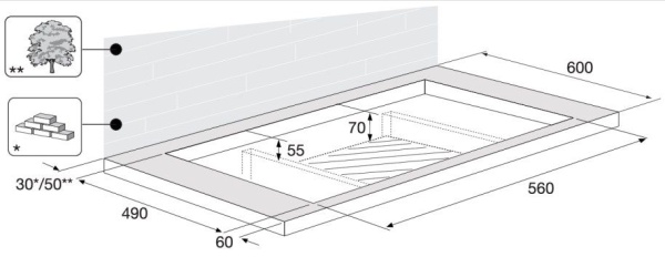 Газовая панель Asko HG8640BGB1