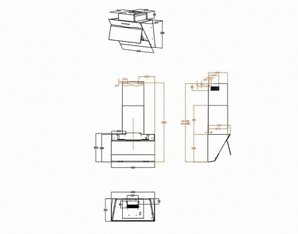 Вытяжка HAIER HVX-W692GBA купить с доставкой по Москве и Московской области в интернет-магазине ТехноВегас