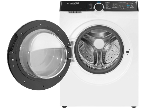 Стиральная машина с сушкой инвертором и паром MAUNFELD MFWM1486WH06 купить с доставкой по Москве и Московской области в интернет-магазине ТехноВегас