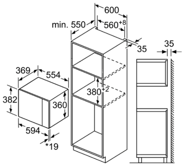 Микроволновая печь Bosch BFL 554MS0 купить с доставкой по Москве и Московской области в интернет-магазине ТехноВегас