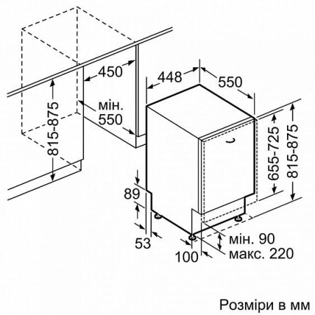 Посудомоечная машина BOSCH SPV 40E70 купить с доставкой по Москве и Московской области в интернет-магазине ТехноВегас
