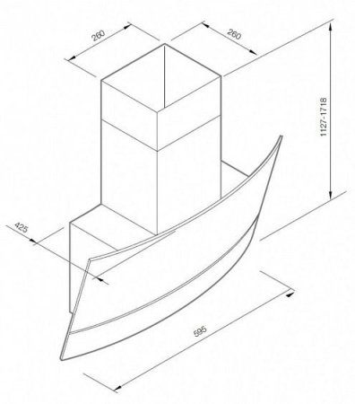 Вытяжка GRAUDE DH 60.3 GE купить с доставкой по Москве и Московской области в интернет-магазине ТехноВегас