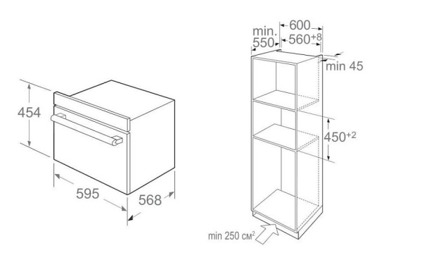 Духовой шкаф MIDEA MI9500GBX купить с доставкой по Москве и Московской области в интернет-магазине ТехноВегас