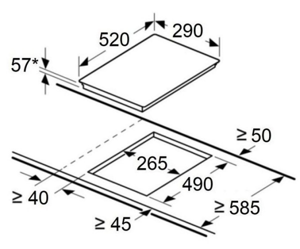 Встраиваемая индукционная варочная панель Maunfeld CVI292S2FDGR