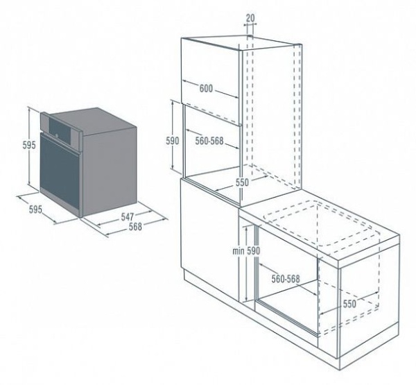 Духовой шкаф GORENJE go 778 x купить с доставкой по Москве и Московской области в интернет-магазине ТехноВегас