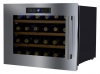 Винный шкаф DUNAVOX  built-in dx-24.56bsk(в) (петли слева)