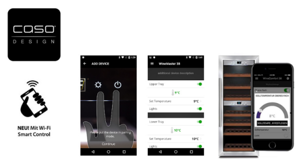 Винный шкаф Caso WineChef Pro 126 купить с доставкой по Москве и Московской области в интернет-магазине ТехноВегас