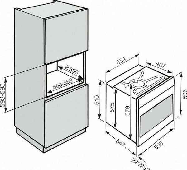 Духовой шкаф MIELE H2561B CLST сталь CleanSteel