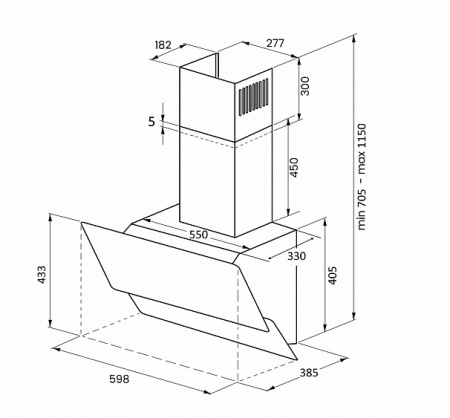 Вытяжка KUPPERSBERG F 630 W купить с доставкой по Москве и Московской области в интернет-магазине ТехноВегас