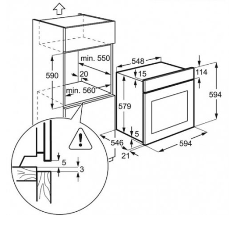 Духовой шкаф ELECTROLUX eoa 95450 ax купить с доставкой по Москве и Московской области в интернет-магазине ТехноВегас