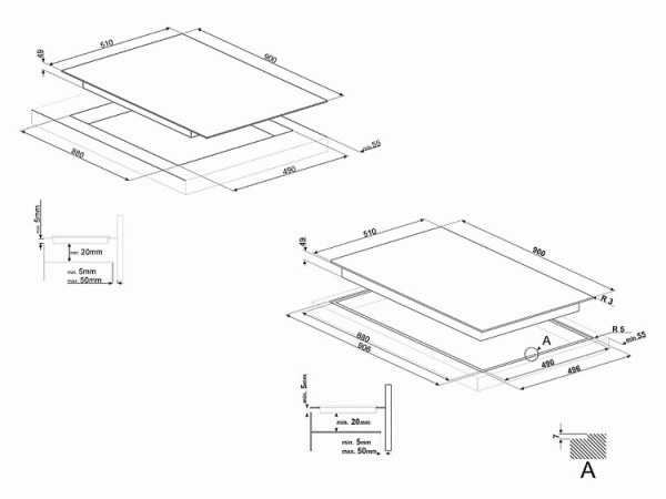 Варочная панель SMEG SI2M7953D купить с доставкой по Москве и Московской области в интернет-магазине ТехноВегас