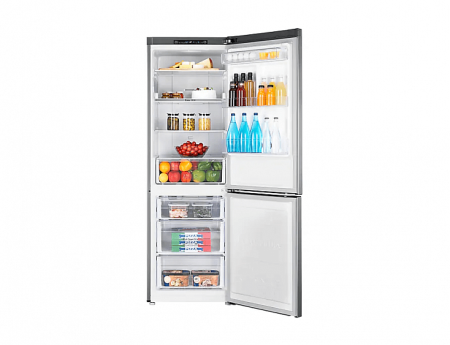Холодильник Samsung RB33J3000SA серебристый купить с доставкой по Москве и Московской области в интернет-магазине ТехноВегас
