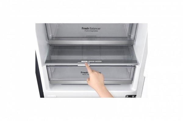 Холодильник LG GA-B509SBDZ черный купить с доставкой по Москве и Московской области в интернет-магазине ТехноВегас