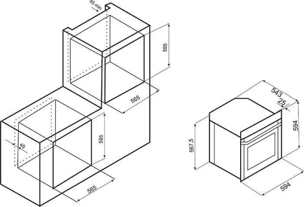 Духовой шкаф EXITEQ F41 MR WHITE GLASS купить с доставкой по Москве и Московской области в интернет-магазине ТехноВегас
