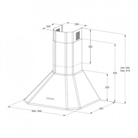 Вытяжка KORTING KHC 6839 RB купить с доставкой по Москве и Московской области в интернет-магазине ТехноВегас