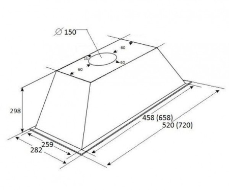 Вытяжка KUPPERSBERG INLINEA 52 B купить с доставкой по Москве и Московской области в интернет-магазине ТехноВегас