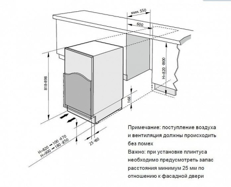 Холодильник DE DIETRICH DRS604MU купить с доставкой по Москве и Московской области в интернет-магазине ТехноВегас