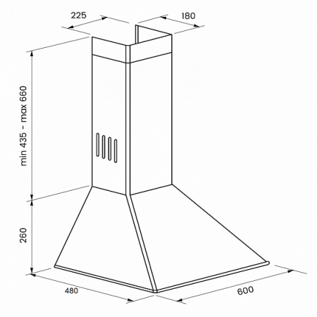 Вытяжка KUPPERSBERG ONDA 60WB купить с доставкой по Москве и Московской области в интернет-магазине ТехноВегас