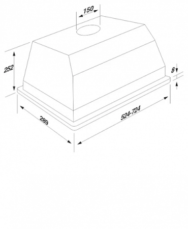 Вытяжка JET AIR CA Extra (52) IX купить с доставкой по Москве и Московской области в интернет-магазине ТехноВегас
