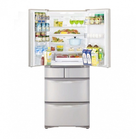 Холодильник  HITACHI R-SF48GU SN (Stainless Champagne) купить с доставкой по Москве и Московской области в интернет-магазине ТехноВегас