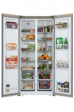 Холодильник Hiberg RFS-480DX NFXq купить с доставкой по Москве и Московской области в интернет-магазине ТехноВегас