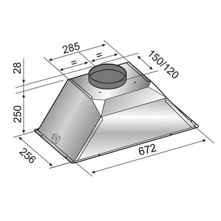 Вытяжка ZIGMUND & SHTAIN K 376.71 S купить с доставкой по Москве и Московской области в интернет-магазине ТехноВегас