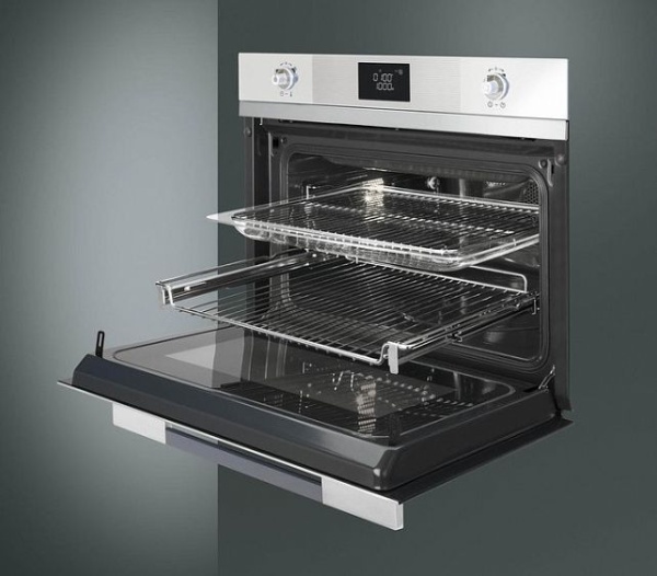 Электрический духовой шкаф SMEG sf4120mcb купить с доставкой по Москве и Московской области в интернет-магазине ТехноВегас