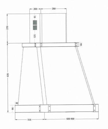 Вытяжка KUPPERSBERG v 639 c bronze купить с доставкой по Москве и Московской области в интернет-магазине ТехноВегас