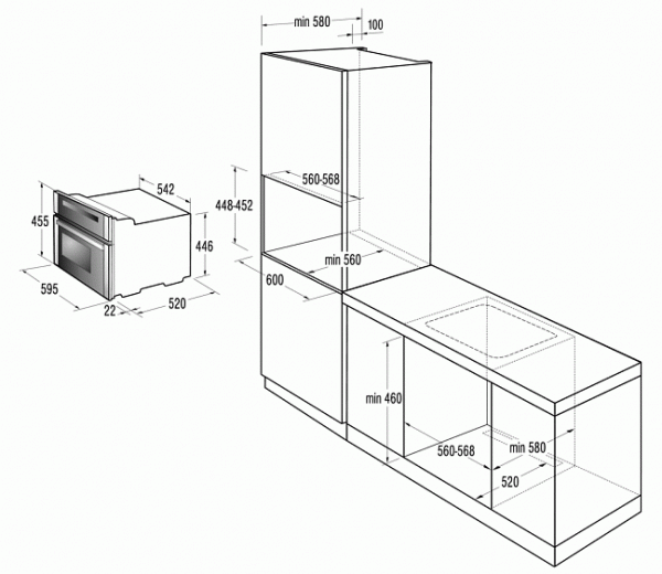 Микроволновая печь GORENJE boc 5322 ax купить с доставкой по Москве и Московской области в интернет-магазине ТехноВегас