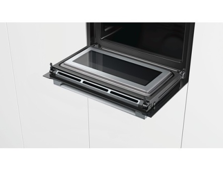 Компактный духовой шкаф с свч Bosch CMG633BS1 купить с доставкой по Москве и Московской области в интернет-магазине ТехноВегас