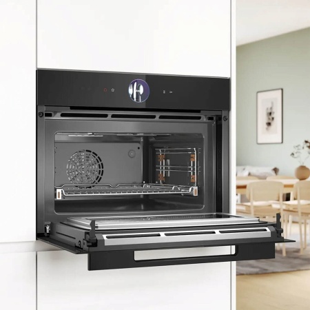 Духовой шкаф с свч Bosch CMG936AB1S купить с доставкой по Москве и Московской области в интернет-магазине ТехноВегас