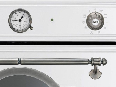 Духовой шкаф Smeg SC700BS-8 белый купить с доставкой по Москве и Московской области в интернет-магазине ТехноВегас