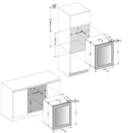 Винный шкаф DUNAVOX DAV-32.81DW.TO купить с доставкой по Москве и Московской области в интернет-магазине ТехноВегас