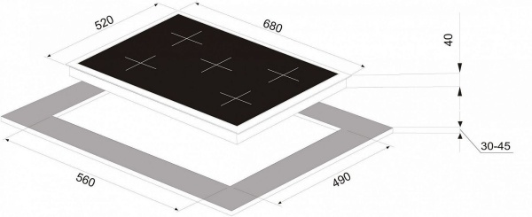Поверхность ZIGMUND & SHTAIN mn 115.71 w купить с доставкой по Москве и Московской области в интернет-магазине ТехноВегас