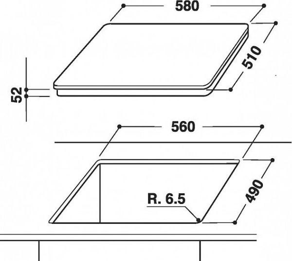 Индукционная стеклокерамич. панель Whirlpool ACM 932 BA купить с доставкой по Москве и Московской области в интернет-магазине ТехноВегас