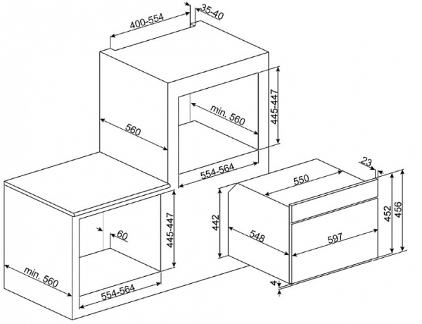 Электрический духовой шкаф SMEG sf4920mcb купить с доставкой по Москве и Московской области в интернет-магазине ТехноВегас